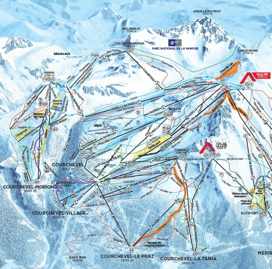 40M2 - Ski Aux Pieds - La Tania - Parking Couvert エクステリア 写真